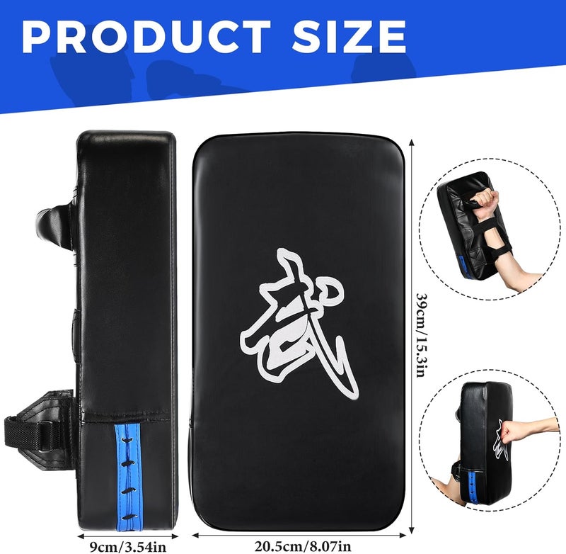 Poen 3 قطع وسادات كيك تايكوندو لموي تاي MMA كاراتيه معدات التدريب القتالية كيك بوكسينغ وسادات التدريب معدات استهداف الضربات من جلد PU - Image 5